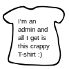 Admin T-shirt.svg