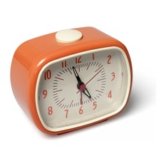 Alarm Clock, Bakelite Orange - Alarm Clocks