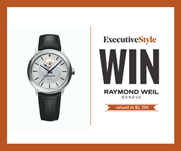 '‏‎It's official, this month marks the first birthday of www.ExecutiveStyle.com.au

To celebrate one year of providing you with all the inspiration you need to lead a sophisticated lifestyle, we're giving away a Raymond Weil watch valued at $2,395. 

To win, simply use the comment box below to tell us in 50 words or less which Executive Style article from the past year was your favourite, and why.

Entries close on Monday, 30 May. For full terms and conditions visit: http://bit.ly/1Xm3b3h‎‏'