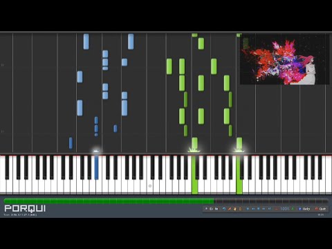 Tokyo Ghoul Opening - unravel (Synthesia)