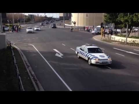 President Obama Passing Through Cape Town, South Africa