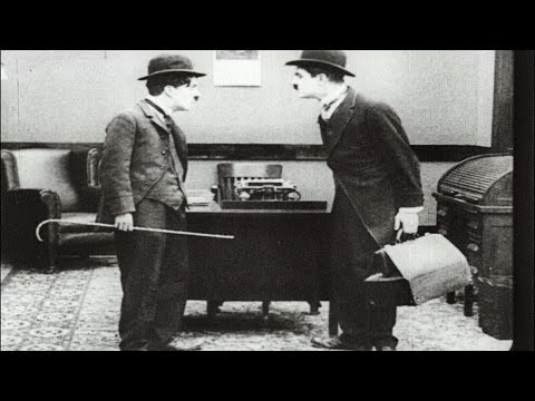 HD Historic Archival Stock Footage Charlie Chaplin The Floorwalker