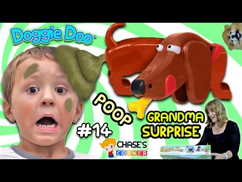 Chase's Corner: DOGGIE DOO w/ GRANDMA Surprise Bag - The Pooping Dog Game (#15) | DOH MUCH FUN