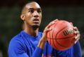 NBA star in waiting: Terrance Ferguson warms up for the Adelaide 36ers.