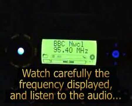 RDS Radio Data System AF Alternative Frequency Demonstration