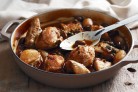 Braised chicken with olives & capers