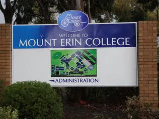 n44fs401 Labor politician James Merlino at Mt Erin Secondary College.