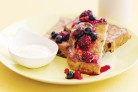 French toast with berry compote