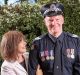 Sergeant Rob Campbell has received the Police Star medal for bravery. His wife Marianne Luttick says she 'couldn't be ...