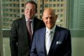 Premier Investments chairman Solomon Lew, right, and chief executive  Mark McInnes have both spoken out against penalty ...