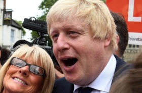 The Brexit figurehead, former London mayor Boris Johnson.