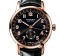 Tiffany CT60 Annual Calendar 40 mm, in 18k rose gold, with black soleil dial featuring gold poudré numerals, on a black ...