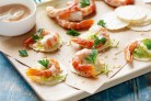 Prawn cocktail canapes