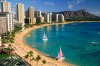 Waikiki Beach and Diamond Head.