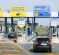 Cars at Autostrade Toll in Italy.