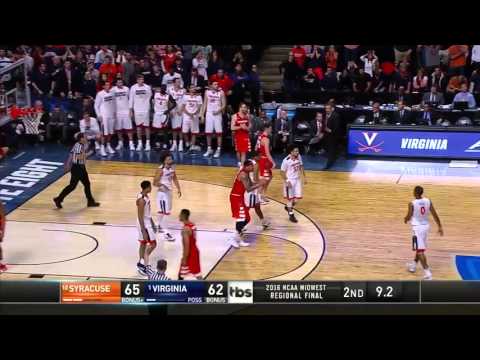 Syracuse vs. Virginia: Devon Hall missed 3-pt