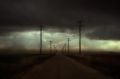 Dust is blown from ploughed fields near San Angelo in Texas.