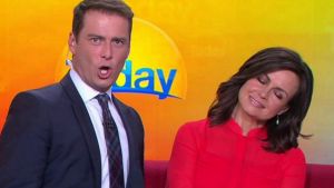 <i>Today</i> show hosts Karl Stefanovic and Lisa Wilkinson.