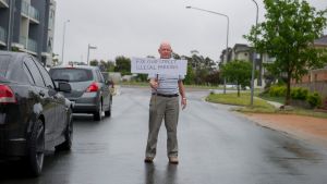 Harrison resident Colin Dalton wants the  ACT Government to address the on-street parking issues in his neighbourhood.