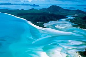 Whitehaven Beach on Whitsunday Island ... rated Australia's best.