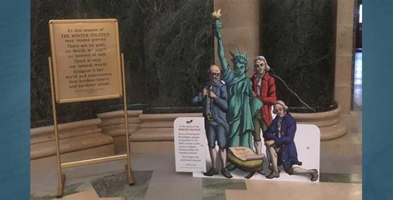 A Capitol display