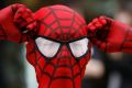 Police are searching for a man dressed as Spider-Man.