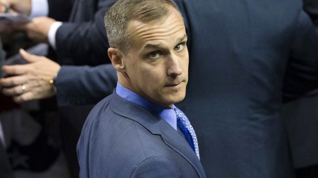 Ousted Trump campaign manager Corey Lewandowski blamed journalists for believing what Trump said.