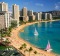 Waikiki Beach and Diamond Head.