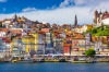 Porto's old town skyline from across the Douro River.