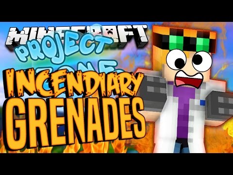 Minecraft - INCENDIARY GRENADES - Project Ozone #16