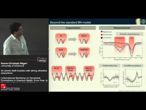 Hanns-Christoph Nägerl An atomic Mott insulator with strong attractive interactions
