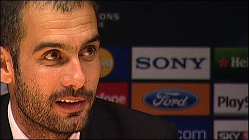 Barcelona coach Pep Guardiola