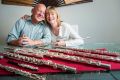 Canberra flautists Vernon Hill and Virginia Taylor are leaving Canberra after nearly 40 years to move to Brisbane. 