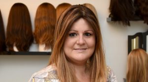 Sarah Christian, owner of luxury wig shop The Beautiful Hair Boutique, herself has alopecia. 