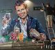 Scott Marsh's mural  of NSW Premier Mike Baird against Sydney's lockout laws. 