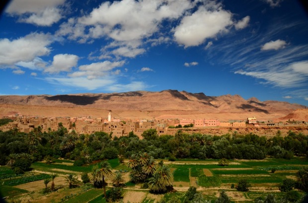 The Dades Valley was so spectacular, an oasis of lush green between pink mountains and beneath deep blue skies, that I ...