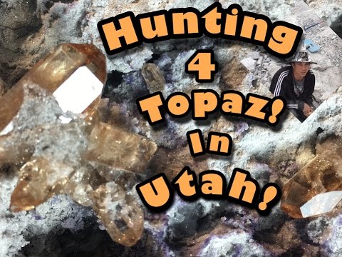 Mining America Ep 5 - Topaz Mountain Adventures - Delta, Utah - 5/6/2016 - Amazing topaz specimens