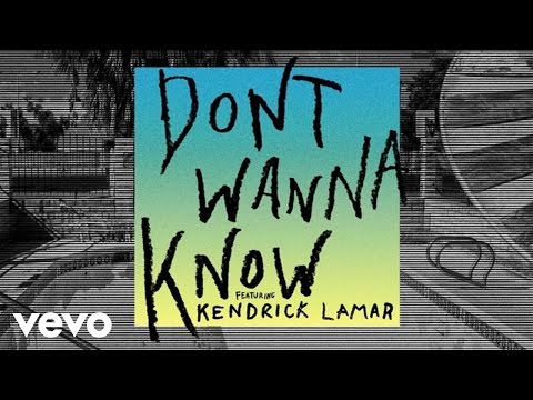 Maroon 5 - Don't Wanna Know (Audio) ft. Kendrick Lamar