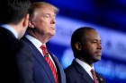 Donald Trump and Ben Carson were rivals in the race for the Republican nomination.