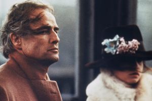 Hefty age gap: Marlon Brando, 48, and Maria Schneider, 19 star in Bernardo Bertolucci's film <em>Last Tango in Paris</em>.