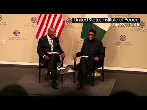 President Buhari's Statement At The US Institute Of Peace That Made Everyone Cringe