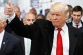 President-elect Donald Trump and Vice-President-elect Mike Pence during a visit to the Carrier factory in Indianapolis ...