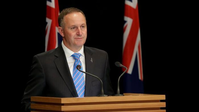 John Key announced his resignation live on Facebook.