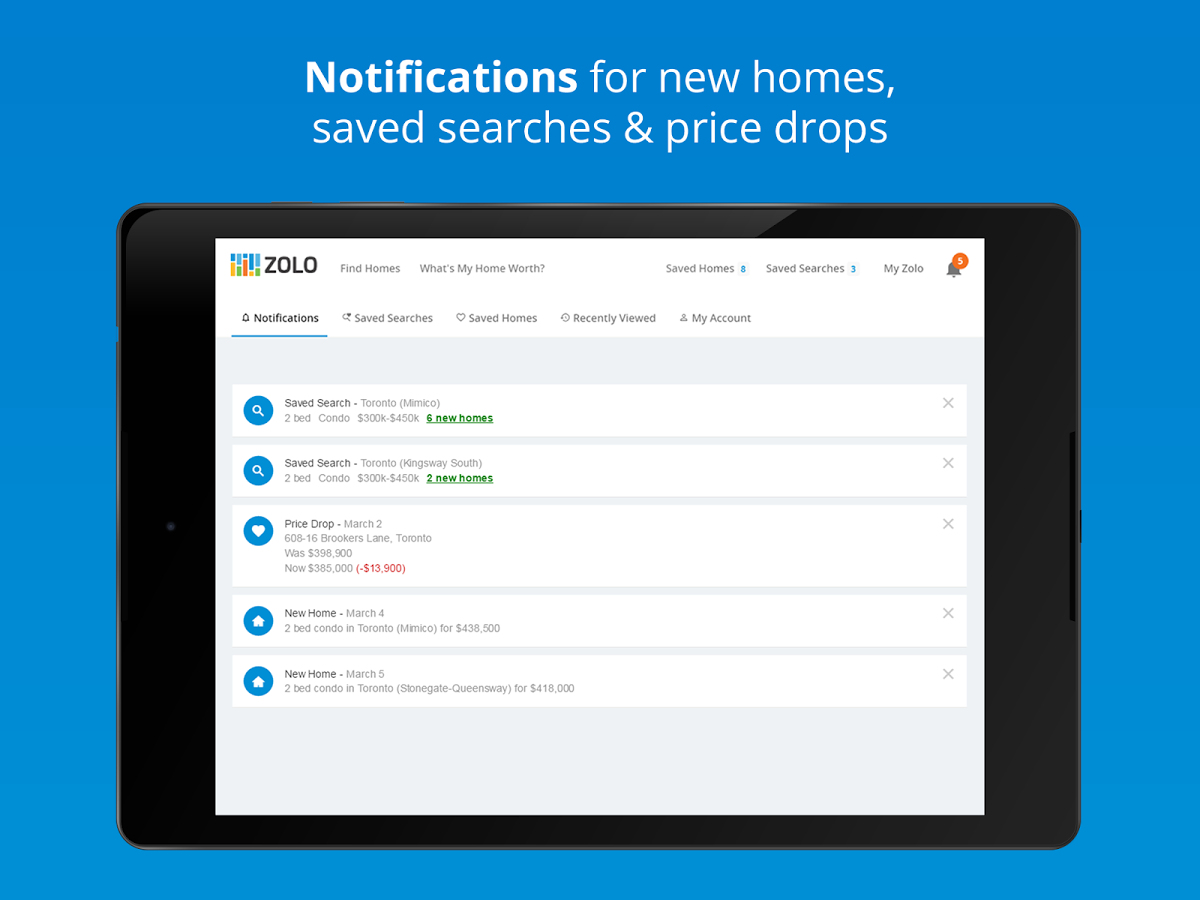    Real Estate in Canada by Zolo- screenshot  