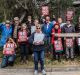 Members of the Somers community who were against the construction of a pathway. 