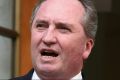 Deputy prime minister Barnaby Joyce at Parliament House.