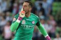 Stirring: Melbourne City goalkeeper Dean Bouzanis' 'excessive celebrations' after City's equaliser.