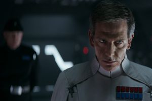 Ben Mendelsohn portrays Director Krennic in Rogue One: A Star Wars Story.