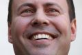 Minister for the Environment and Energy Josh Frydenberg addresses the media during a press conference at Parliament ...