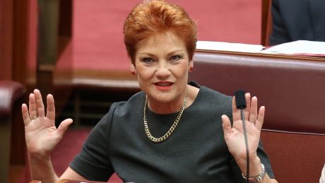 "Stop, stop, don't go any further otherwise I'm outta here": Pauline Hanson impersonated Rod Culleton in a radio interview.
